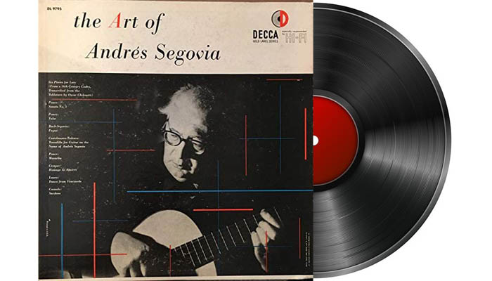 andres segovia on vinyl