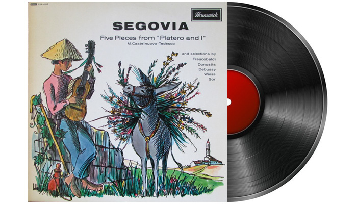 andres segovia Platero y Yo classical guitar record