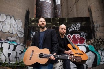 Classical guitarists Adam Cicchillitti and Steve Cowan