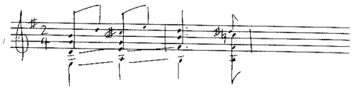 classical guitar forbidden fifths ex 10