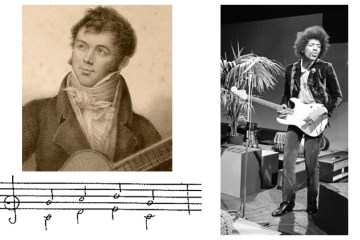 Classical guitar forbidden fifths fernando sor and jimi hendrix with parallel fifths notation