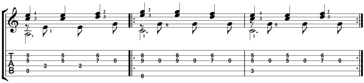 Classical Guitar Lesson Tarrega Recuerdos de la Alhambra Micro Study 3a