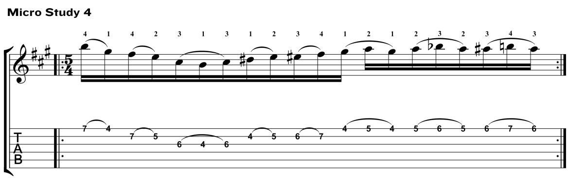 Classical Guitar Method Aguado Micro Study 4