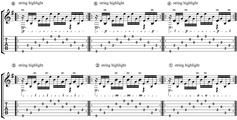 Classical Guitar Technique Villa-Lobos Etude Micro Study 2