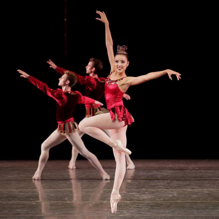 Emily Kikta dances in George Balanchine's' "Jewels" with the New York City Ballet