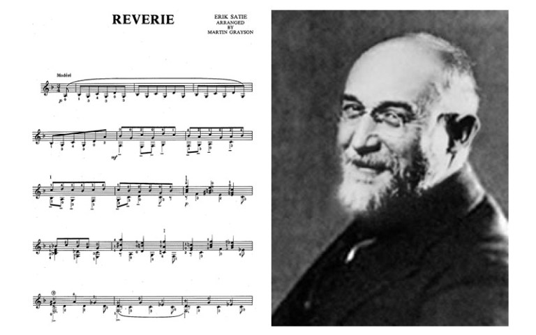 eric satie reverie classical guitar music