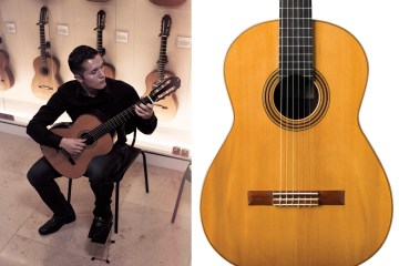 Harris Collection Guitars, Nathan Martinez plays the Masaru Kohno 1976 and the 1930 Santos Hernández guitar