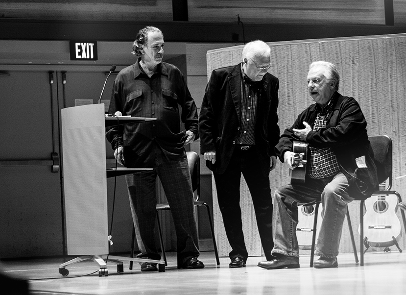 John Harris with Celin and Pepe Romero at Guitarrada VII