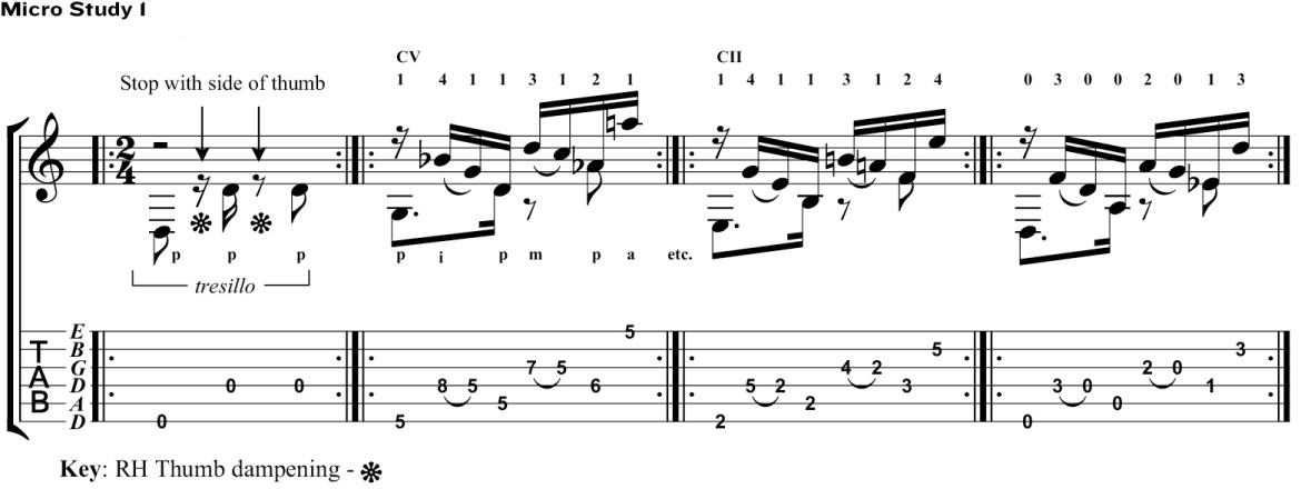micro study 1 classical guitar method leo brouwer lesson