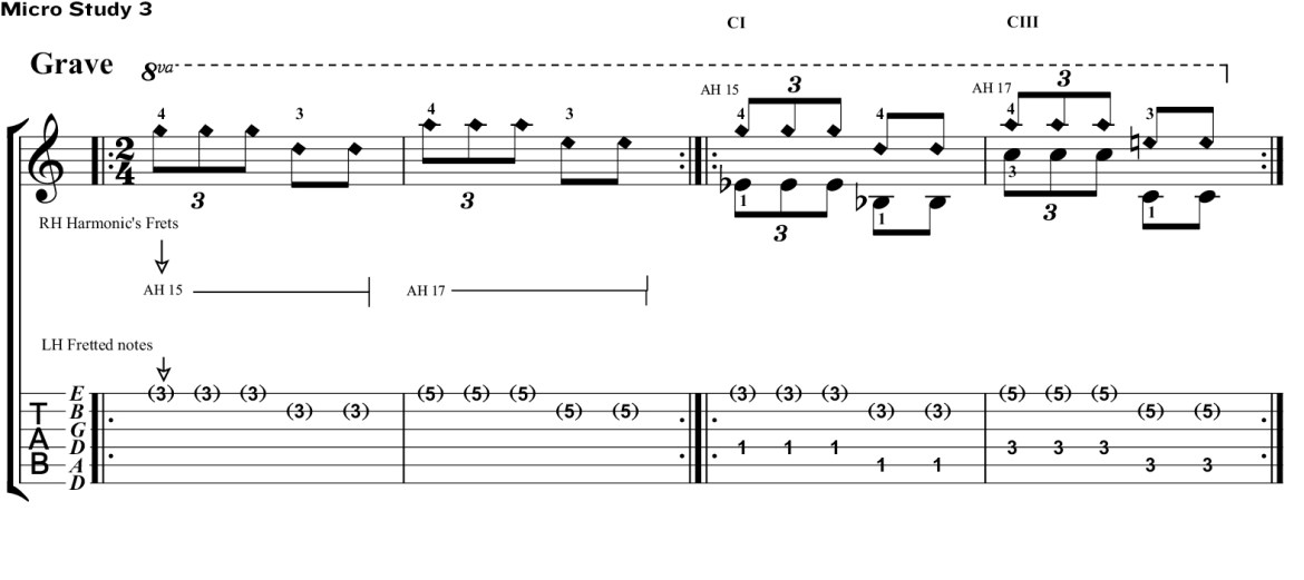 micro study 3 classical guitar method leo brouwer lesson