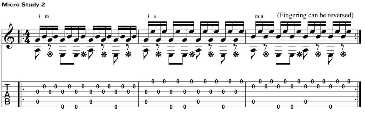 napolean coste classical guitar method micro study 2