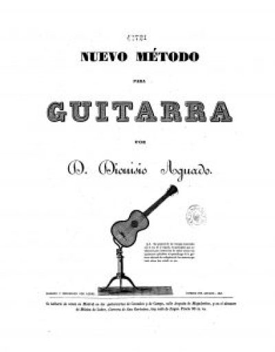 neuvo metodo guitarra d dionoso aguado
