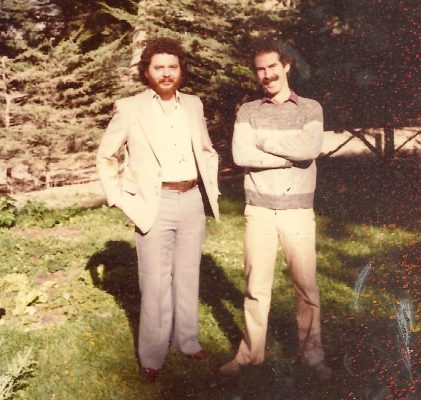 Richard Patterson with the young Manuel Barrueco