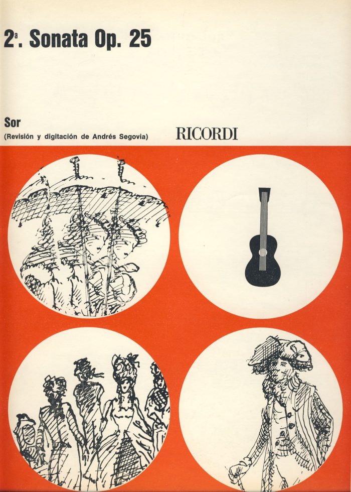 sor sonata 2, op 25 classical guitar book