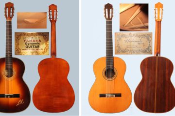 yamaha hasimoto vintage japanese classical guitars