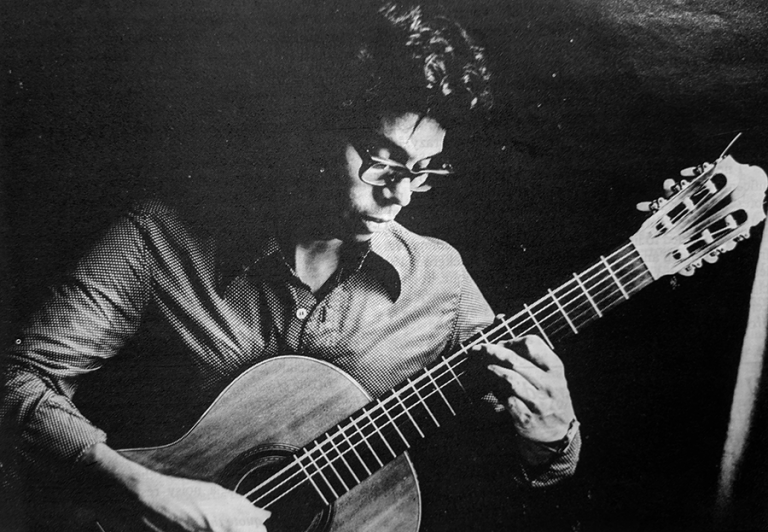 classical guitarist leo brouwer in 1984