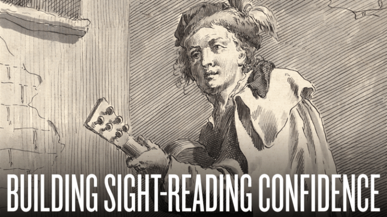 Building Sight-Reading Confidence Classical Guitar Lesson