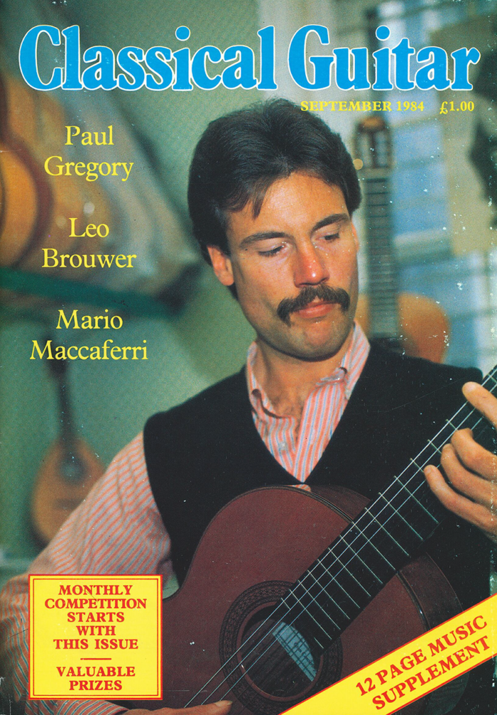 classical guitar magazine september 1984