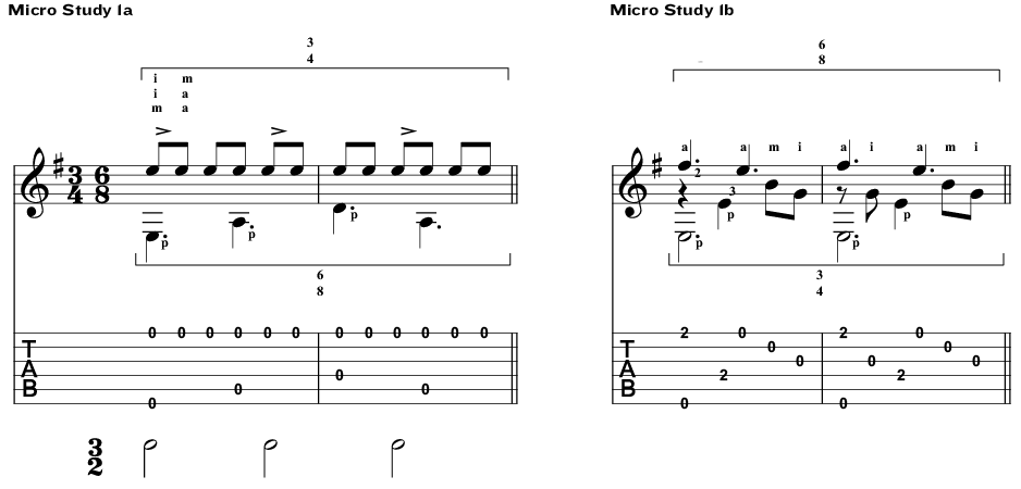 Classical Guitar Antonio Lauro Micro Study 1