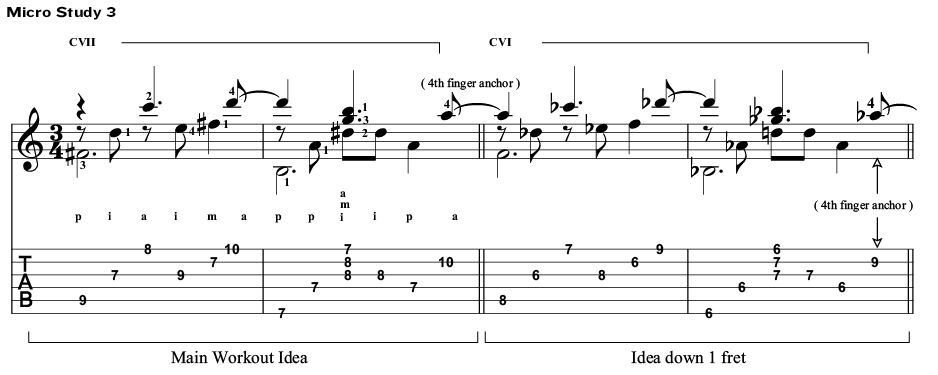 Classical Guitar Antonio Lauro Micro Study 3