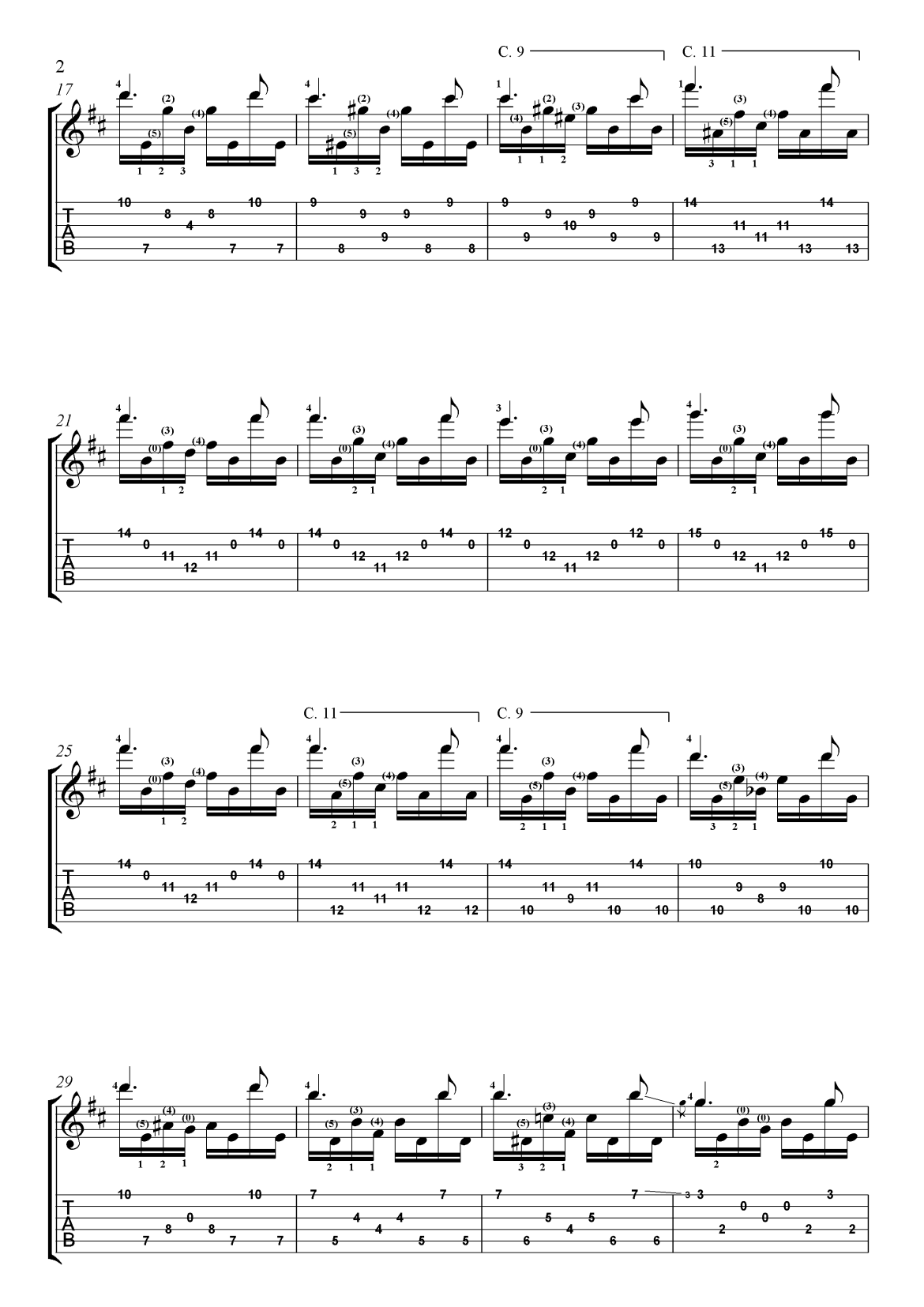 Preludio in B min - Barrios_0002